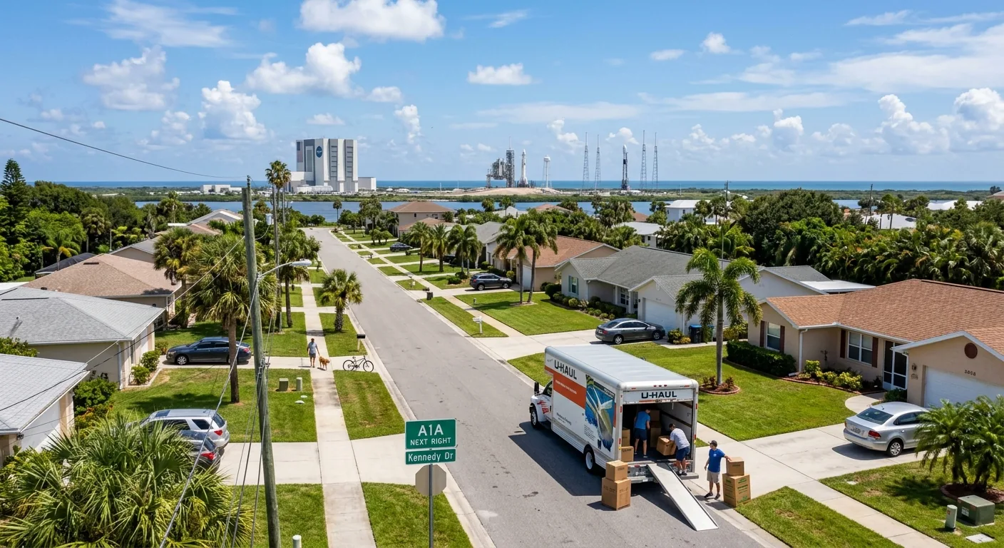 Space Coast neighborhood in Florida