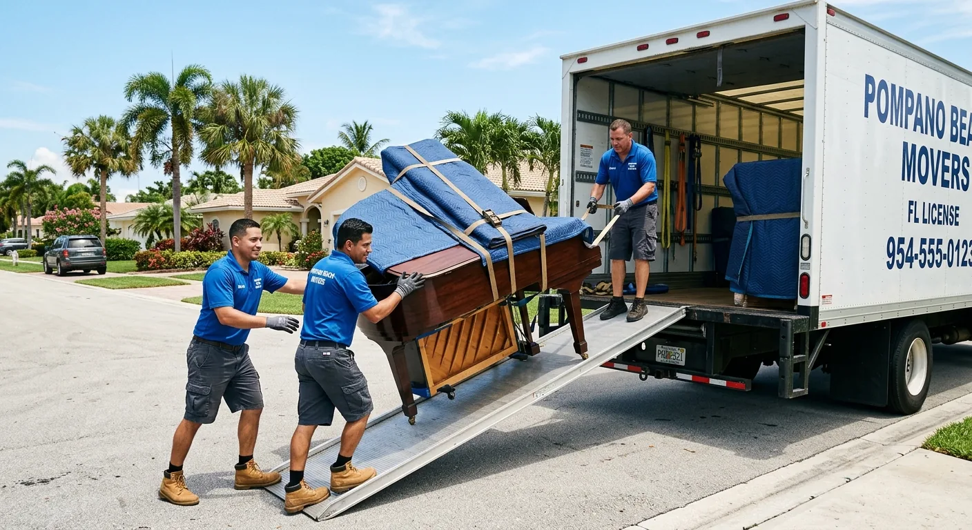 American Van Lines moving crew in action
