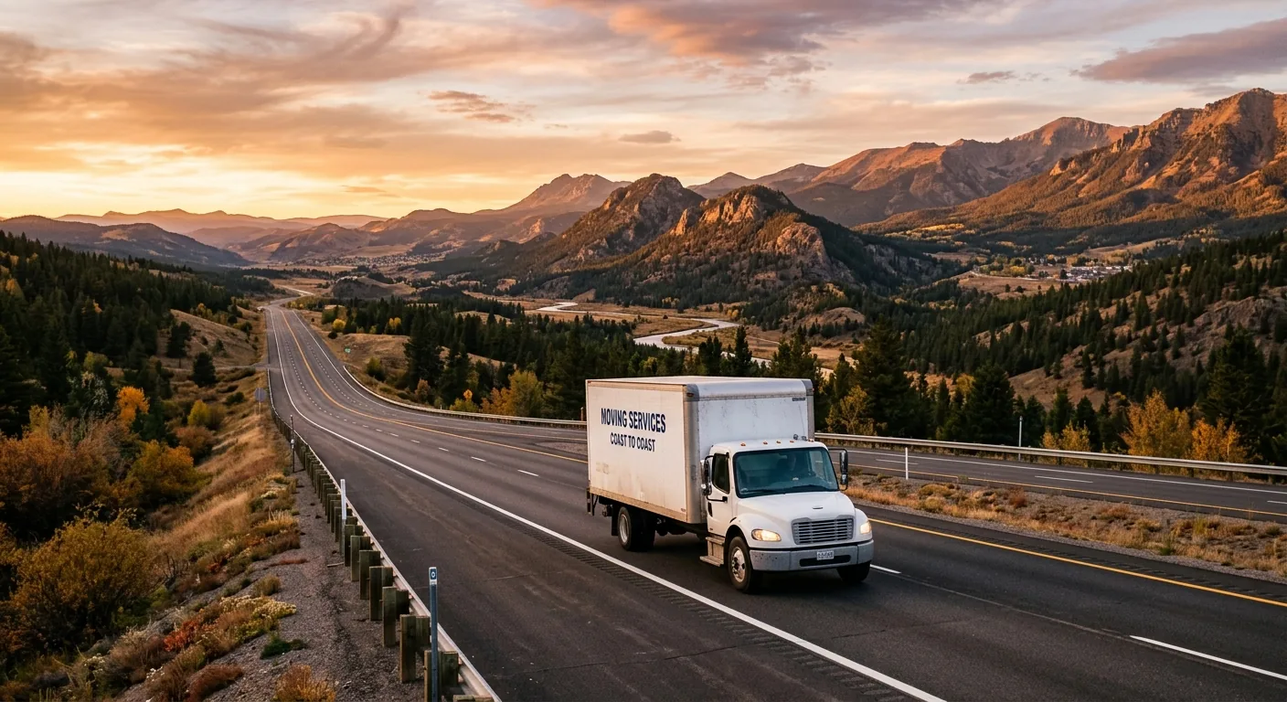 Mayflower Transit moving crew in action